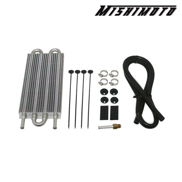Radiador universal Mishimoto para transmision y direccion Radiador universal Mishimoto para transmision y direccion